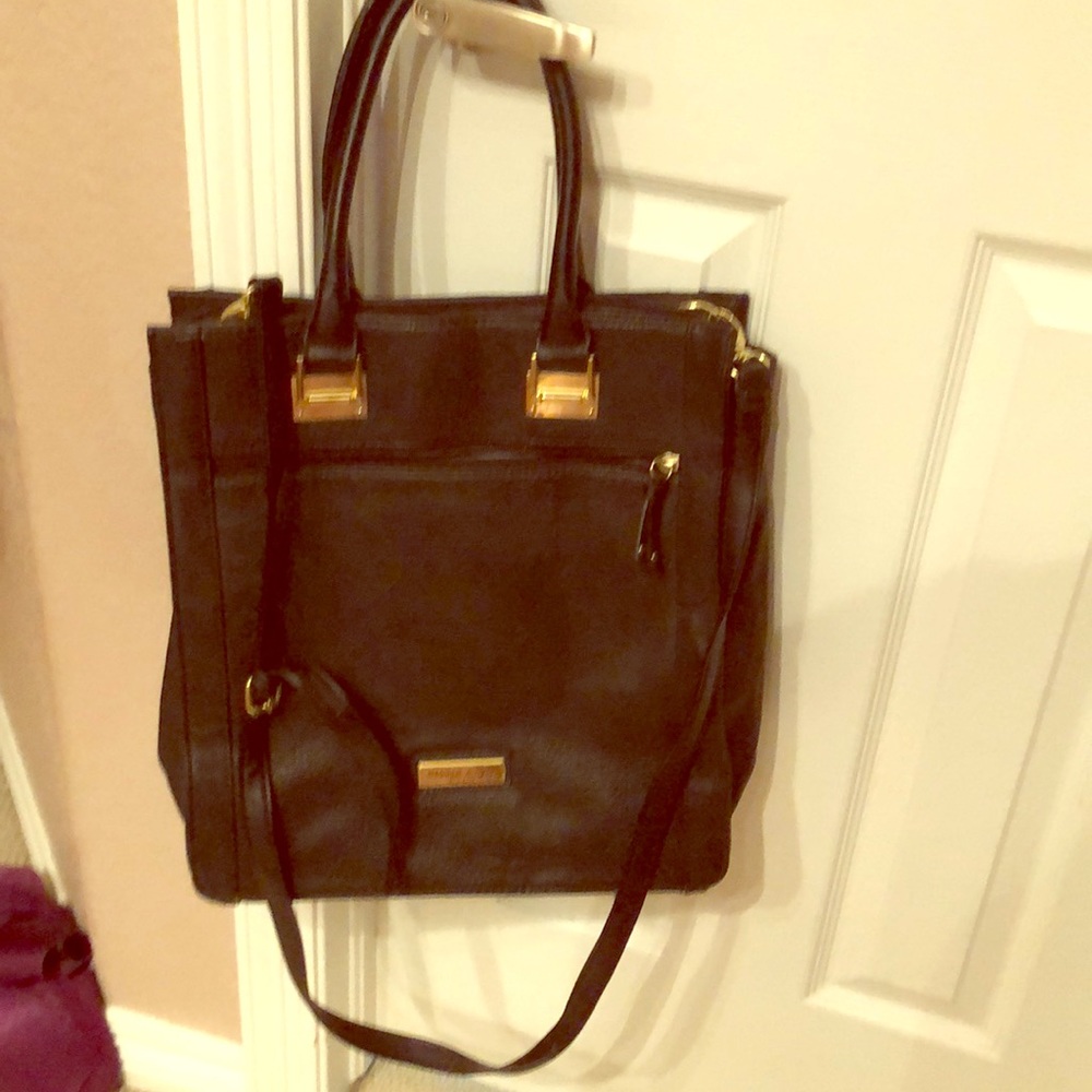 Large black crossbody. Olivia + joy